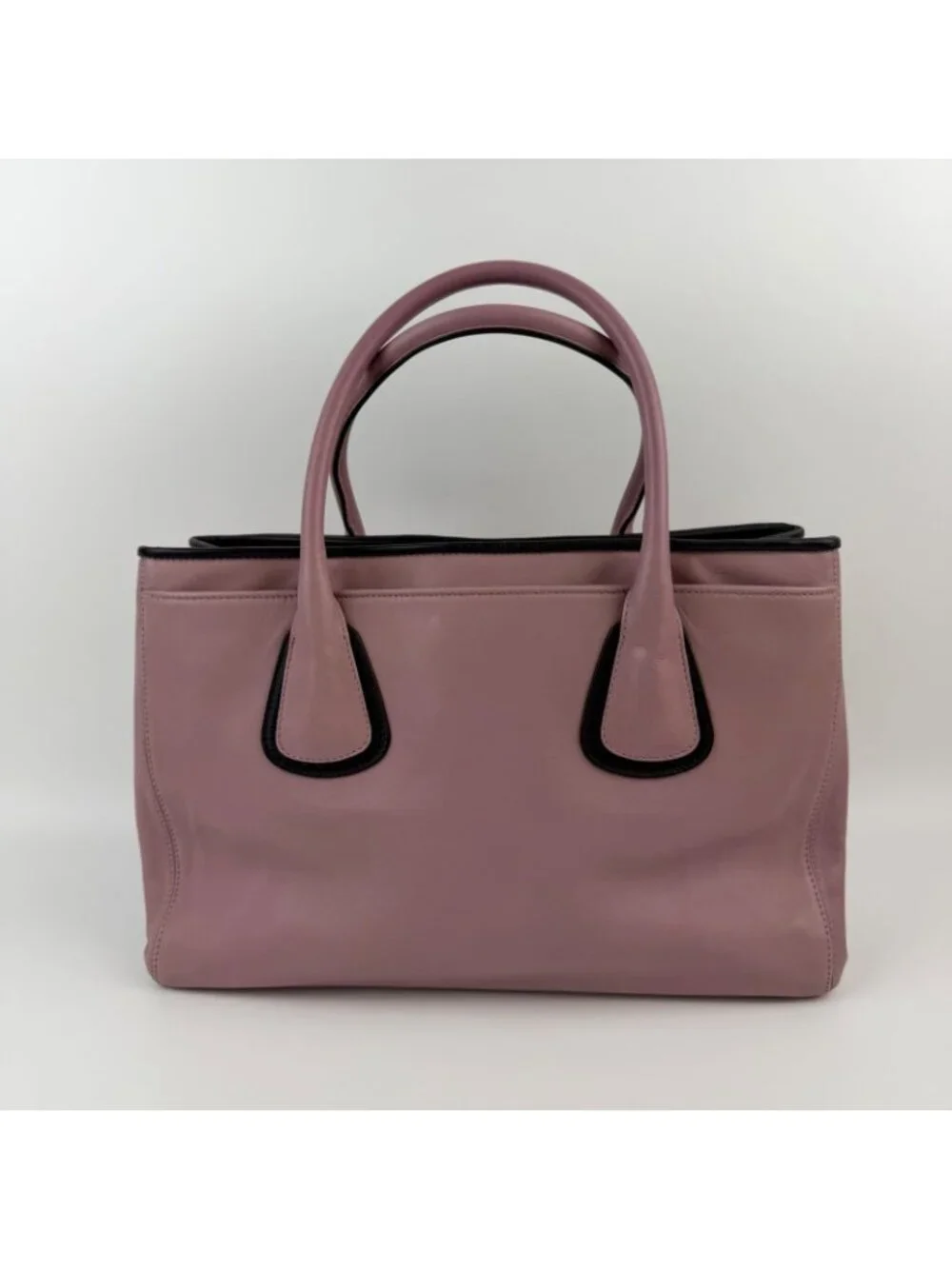 ★SOLD★ Chanel CC Logo Tote Pink Leather Vintage - Picture 3 of 15
